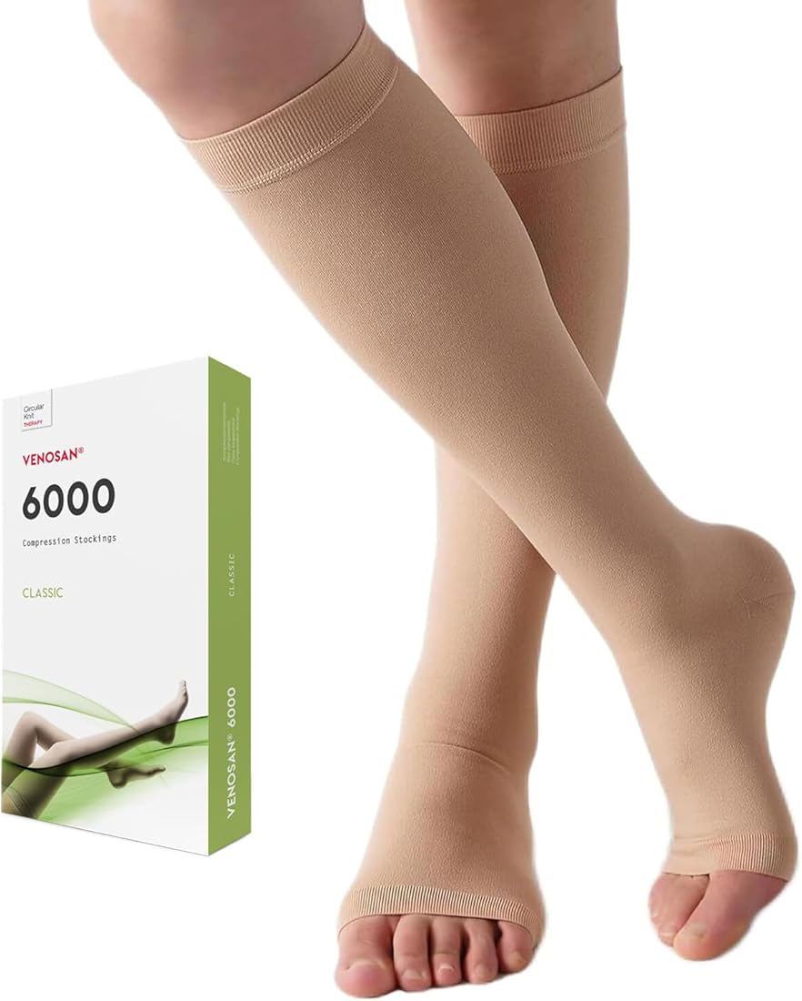chaussette à varice VENOSAN classe 2 pied ouvert 23-26 mmHg