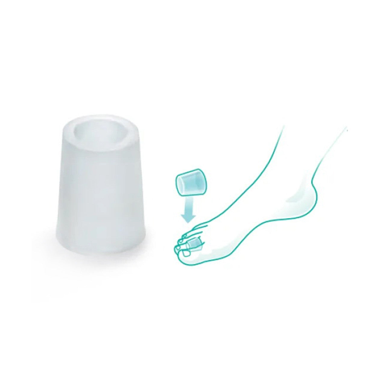 CAPUCHON D'ORTEIL EN SILICONE 6720