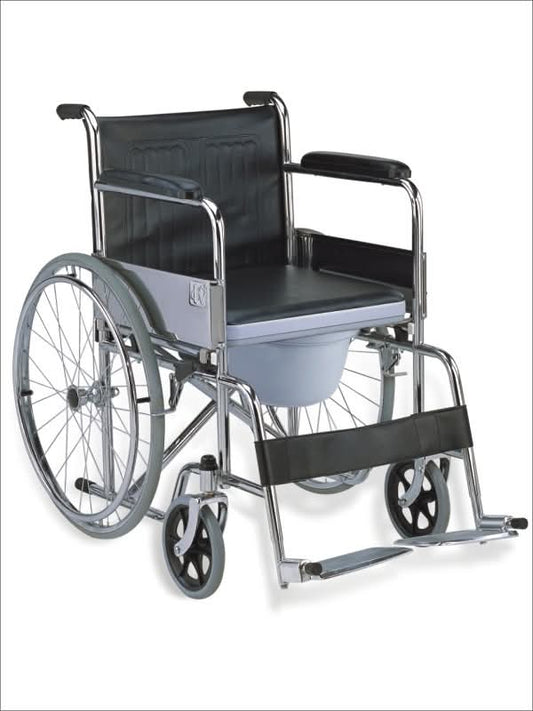 Fauteuil roulante simple avec pot 608