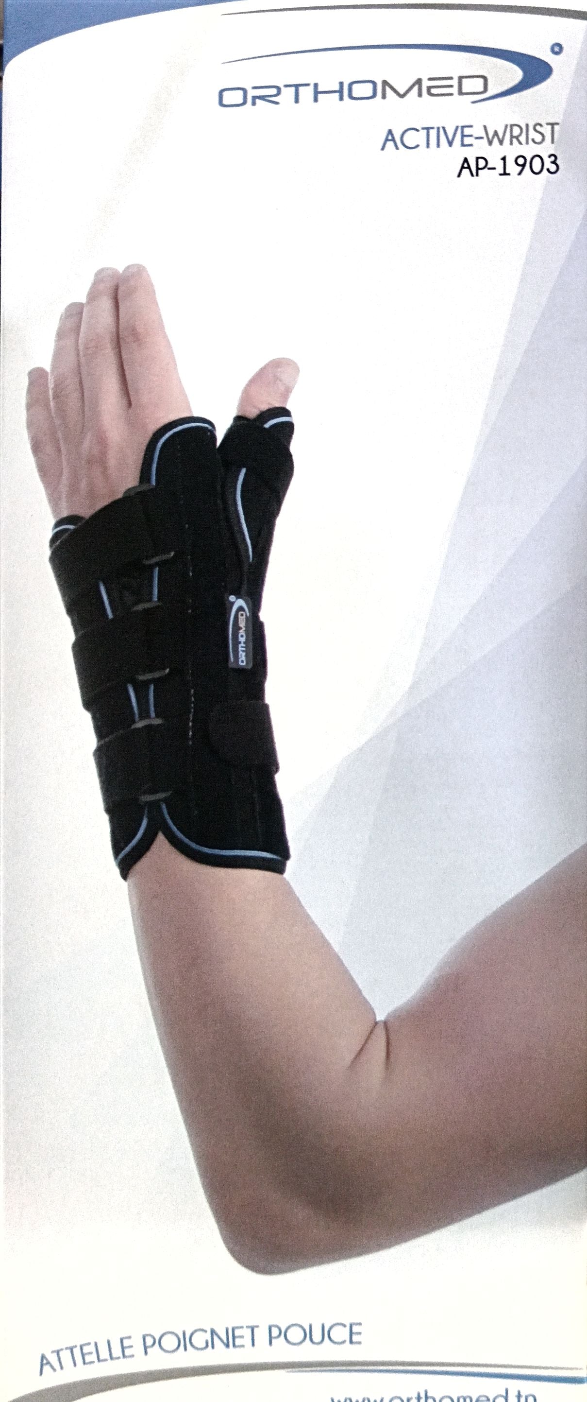 Attelle de poignet pouce 1903 DROITE