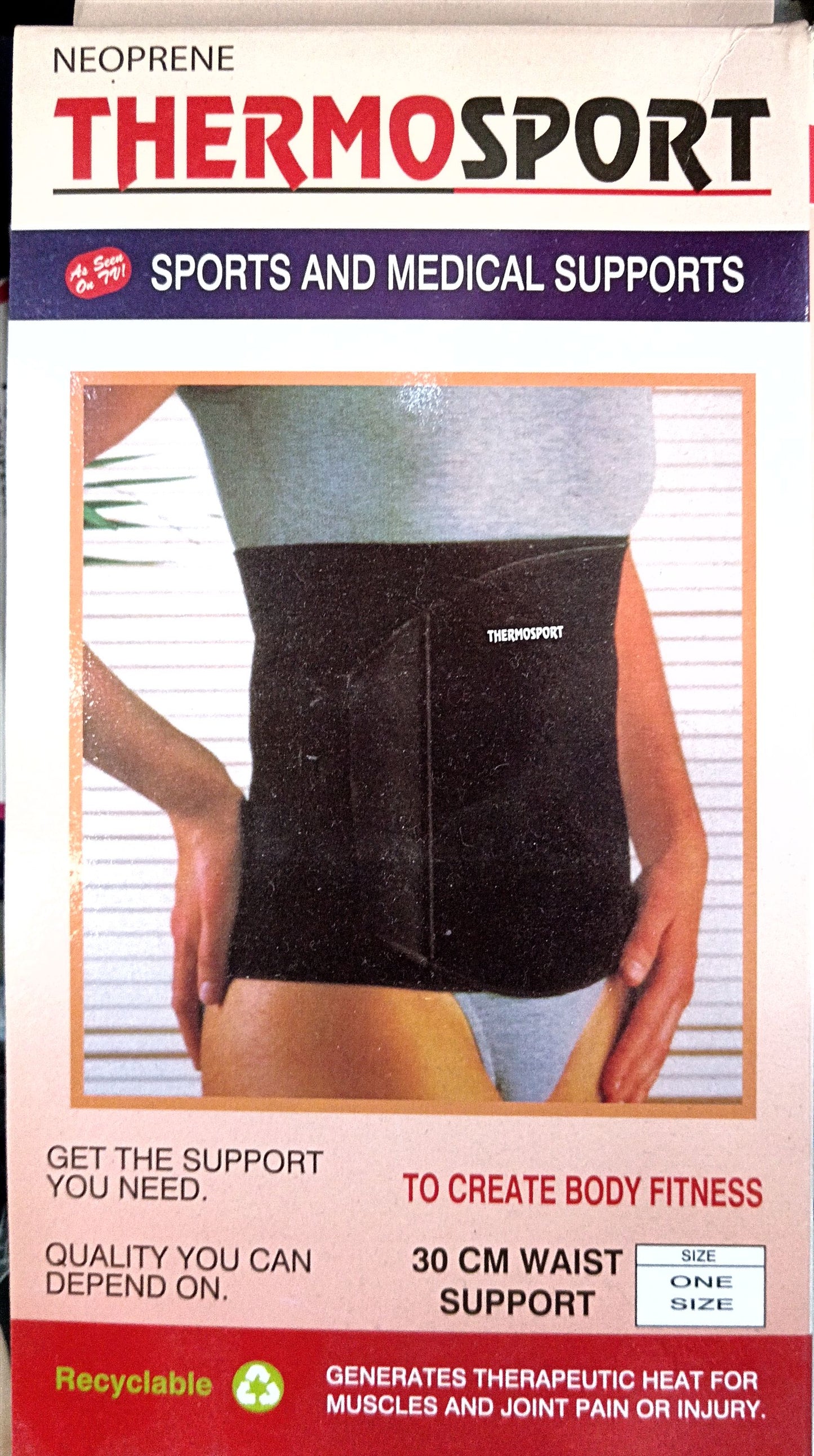 Ceinture thermosport 30cm