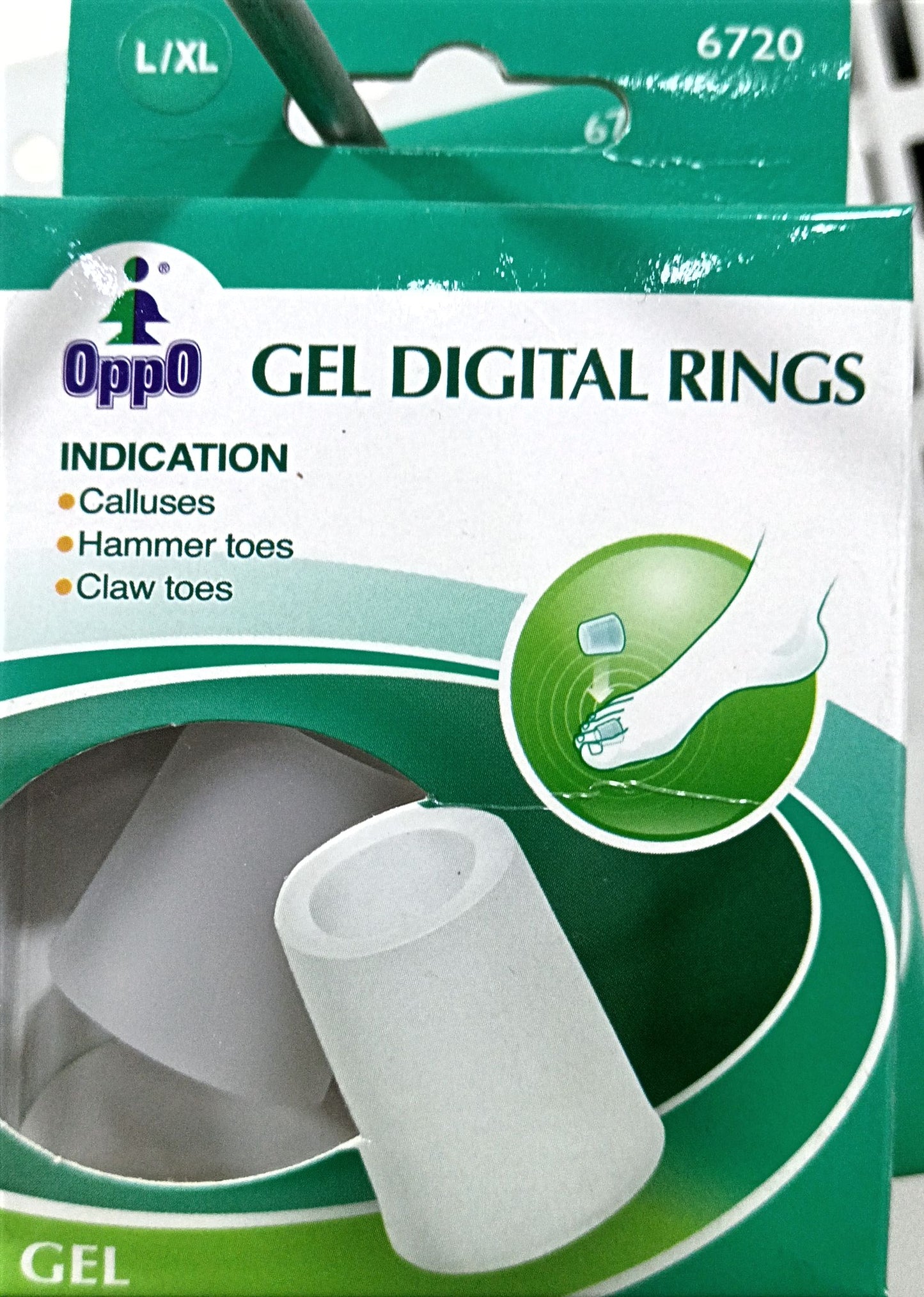 CAPUCHON D'ORTEIL EN SILICONE 6720