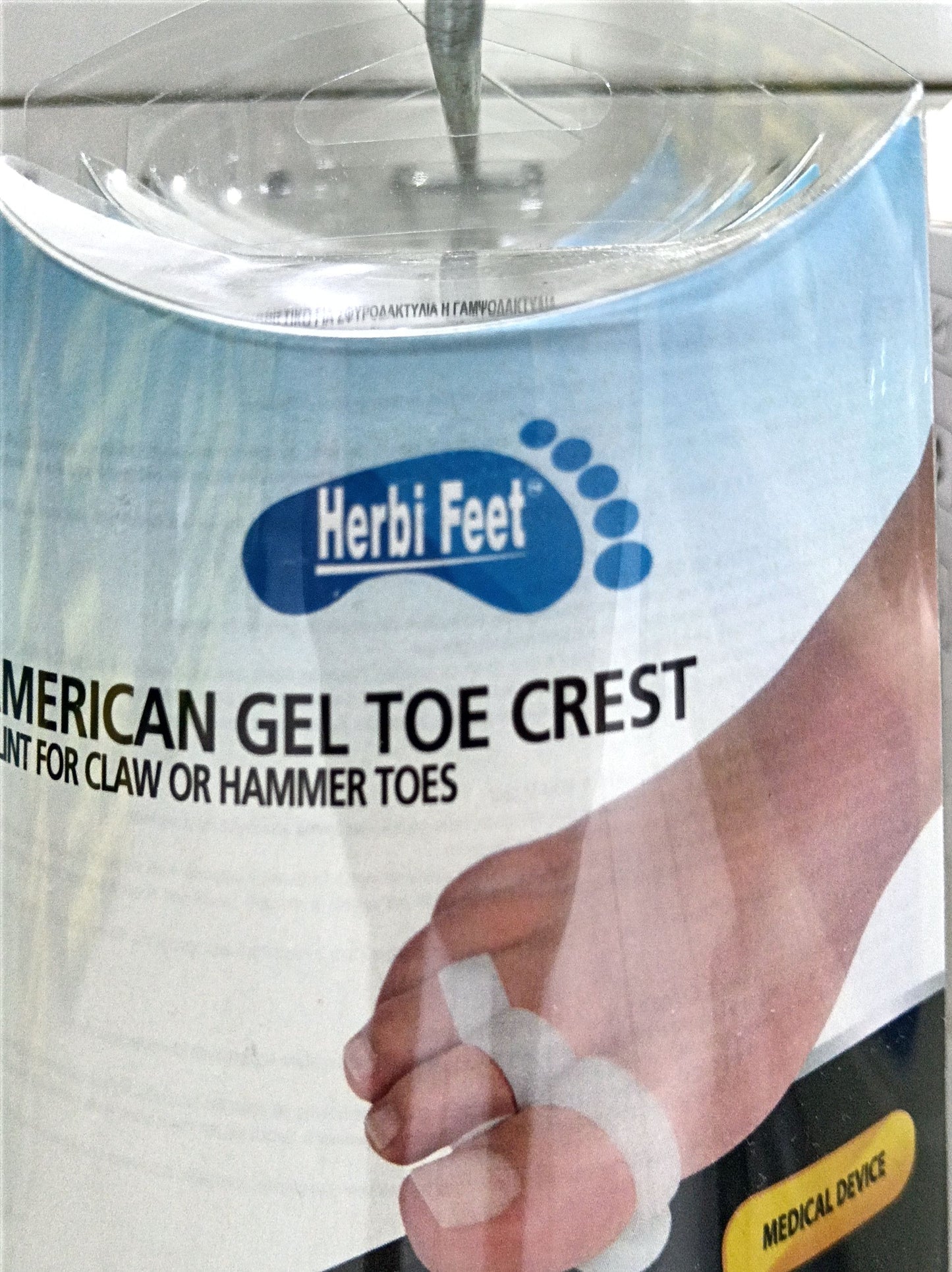 Crête d'orteil en silicone