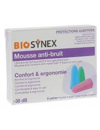 MOUSSE ANTI BRUIT 6 PAIRES BIOSYNEX