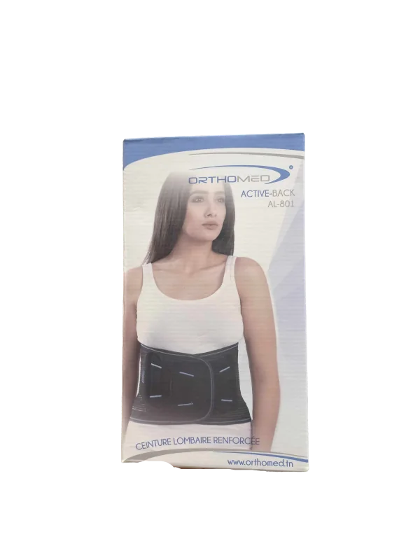 Ceinture lombaire double serrage ORTHOMED REF 801