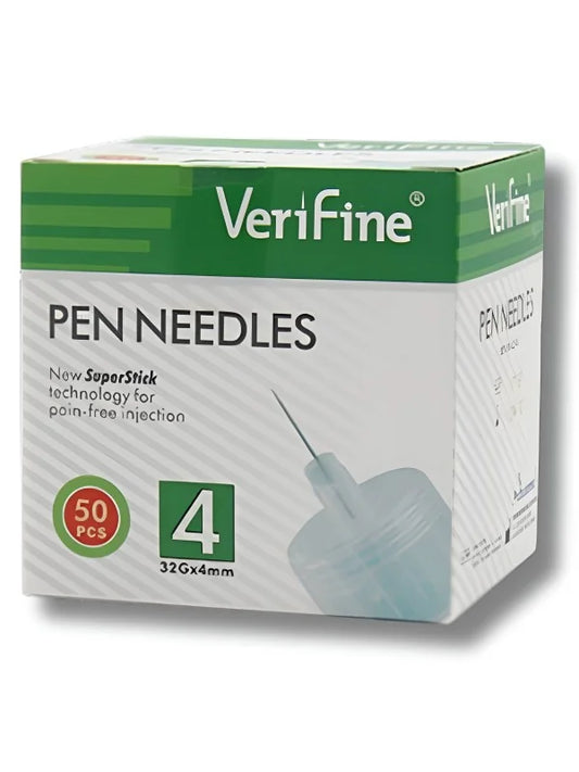 VERIFINE - AIGUILLES STYLO INSOLINE 32G*4MM BOITE DE 50