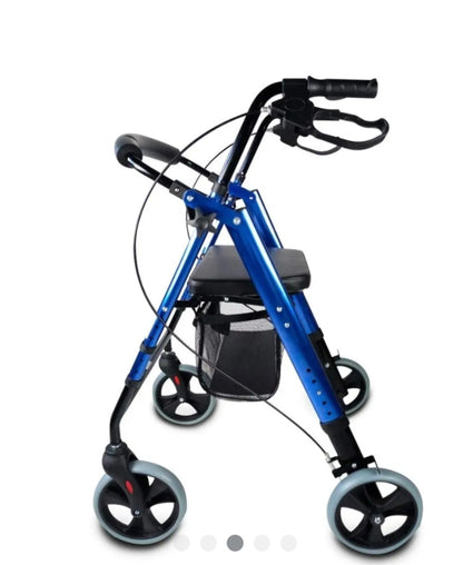 Deambulateur à 4 roues avec assise pliable 9144L